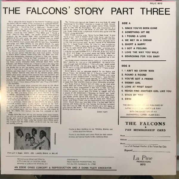 The Falcons - The Soul Of The Falcons: The Falcons Story Part 3 (LP, Comp)