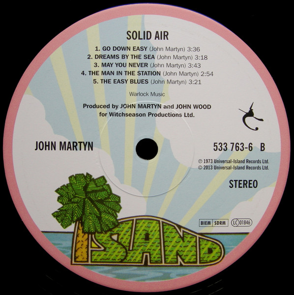 John Martyn - Solid Air (LP, Album, RE, Gat)