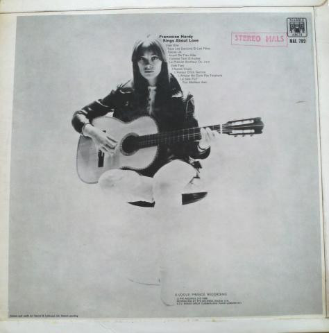 Françoise Hardy - Francoise Hardy Sings About Love (LP, Comp)
