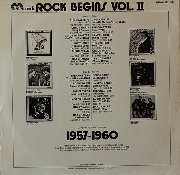 Various - Rock Begins Vol.Il 1957-1960 (2xLP, Comp, Gat)