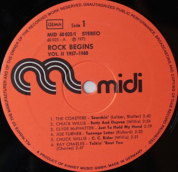 Various - Rock Begins Vol.Il 1957-1960 (2xLP, Comp, Gat)