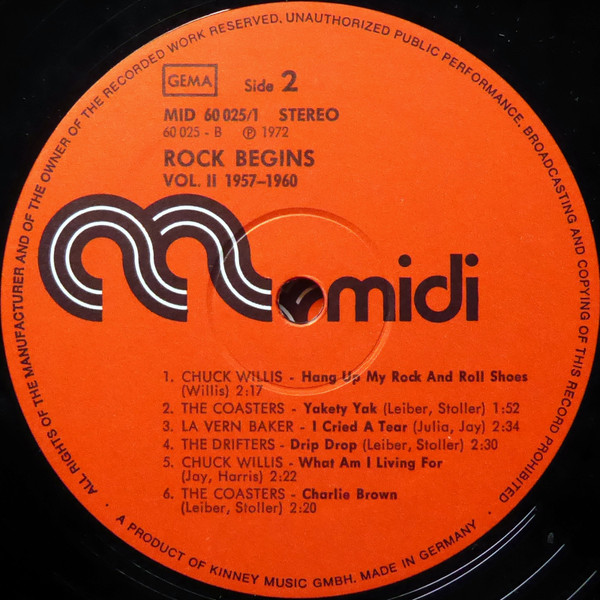 Various - Rock Begins Vol.Il 1957-1960 (2xLP, Comp, Gat)