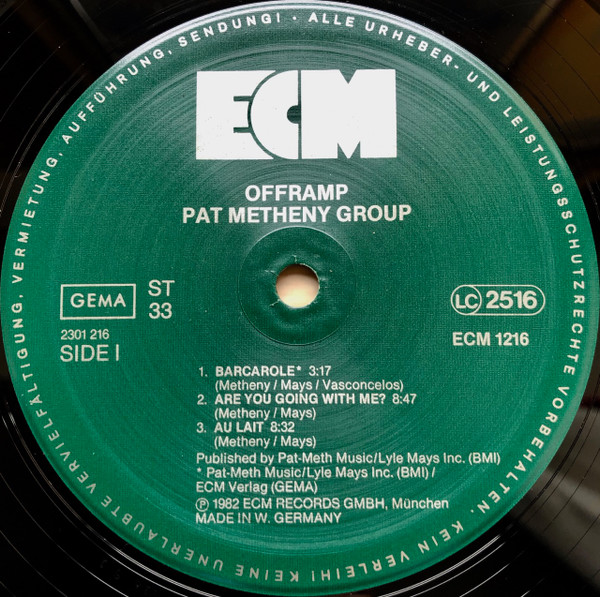 Pat Metheny Group - Offramp (LP, Album)