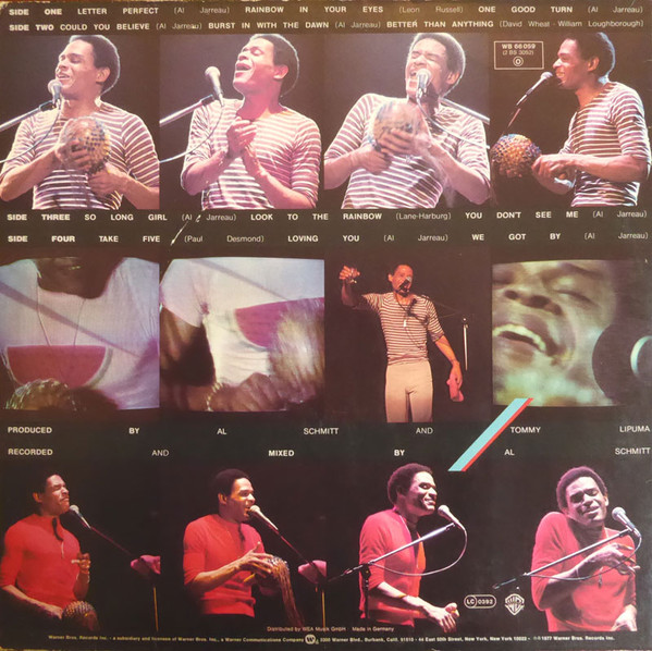 Al Jarreau - Look To The Rainbow - Live - Recorded In Europe (2xLP, Album, Gat)