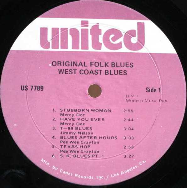 Various - West Coast Blues (LP, Comp, RE)