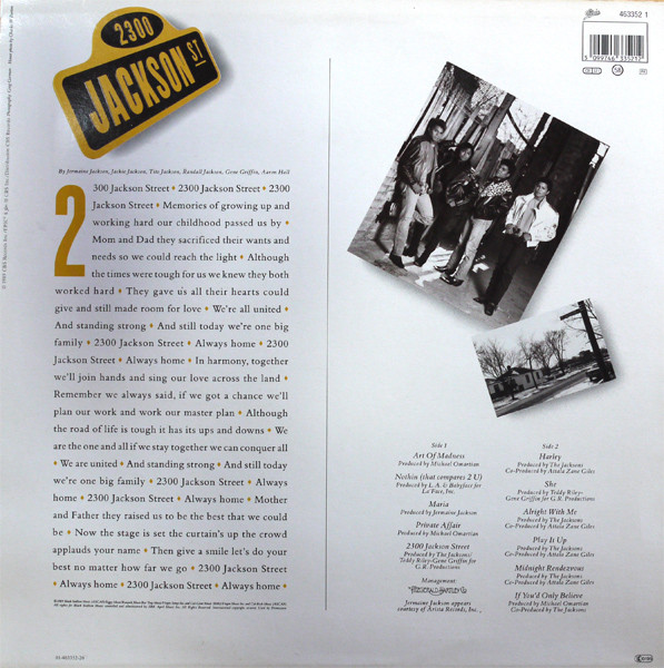 The Jacksons - 2300 Jackson Street (LP, Album)