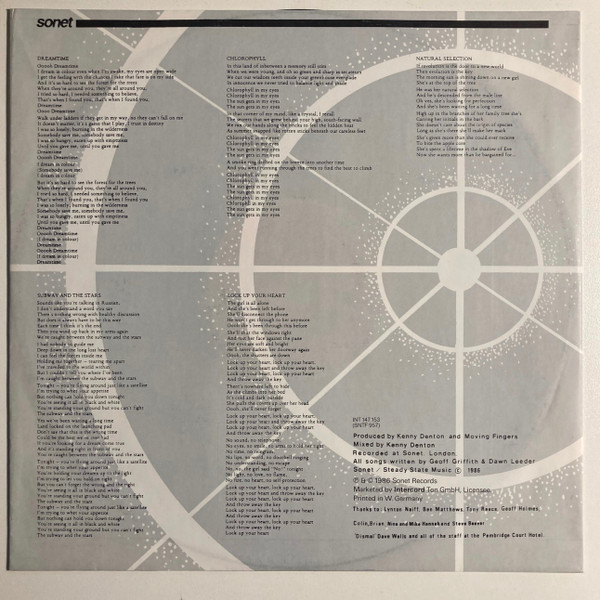 Moving Fingers - Natural Selection (LP, Album, DMM)