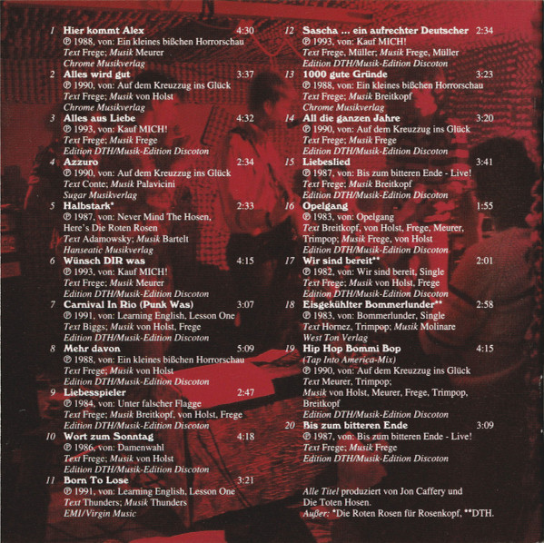 Die Toten Hosen - Reich & Sexy (CD, Comp)