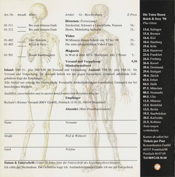 Die Toten Hosen - Reich & Sexy (CD, Comp)