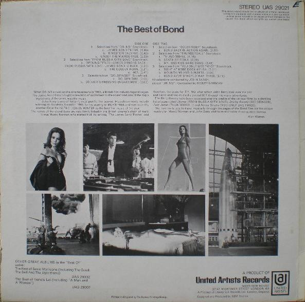 Various - The Best Of Bond - The Original Soundtrack Themes (LP, Comp)