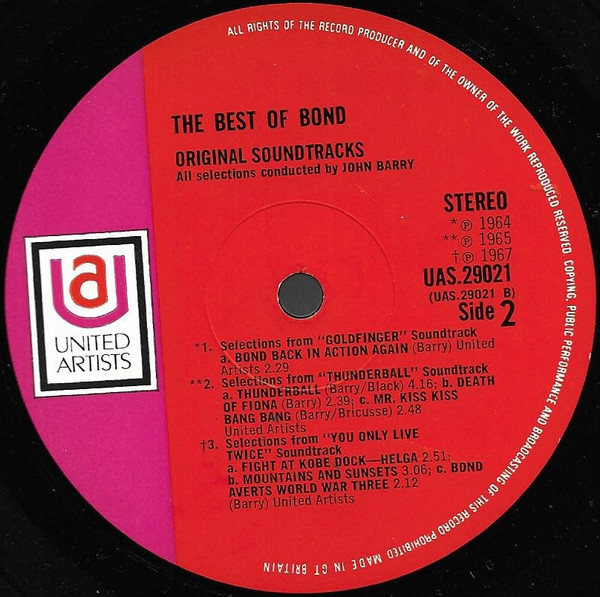 Various - The Best Of Bond - The Original Soundtrack Themes (LP, Comp)