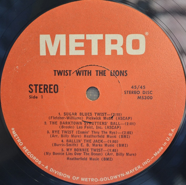 The Lions (3) - Twist With The Lions (LP, Album)
