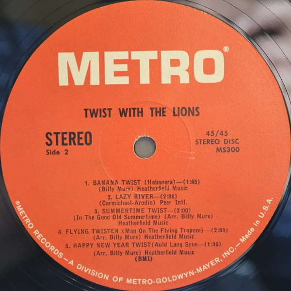 The Lions (3) - Twist With The Lions (LP, Album)
