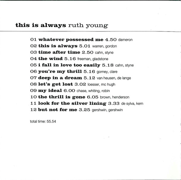 Ruth Young - This Is Always (CD, Album)