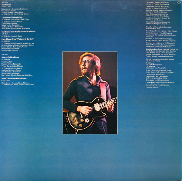 Al Di Meola - Land Of The Midnight Sun (LP, Album)