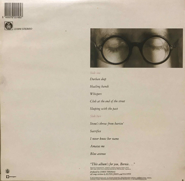 Elton John - Sleeping With The Past (LP, Album)