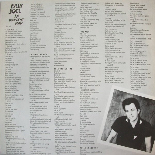 Billy Joel - An Innocent Man (LP, Album)