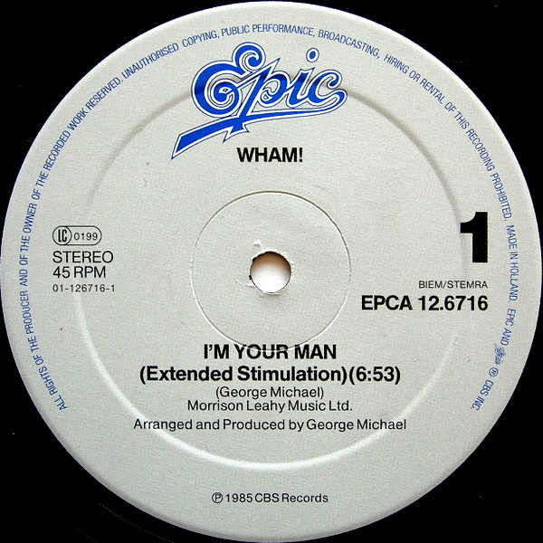 Wham! - I'm Your Man (12