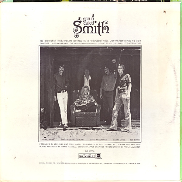 Smith (3) - A Group Called Smith (LP, Album, San)