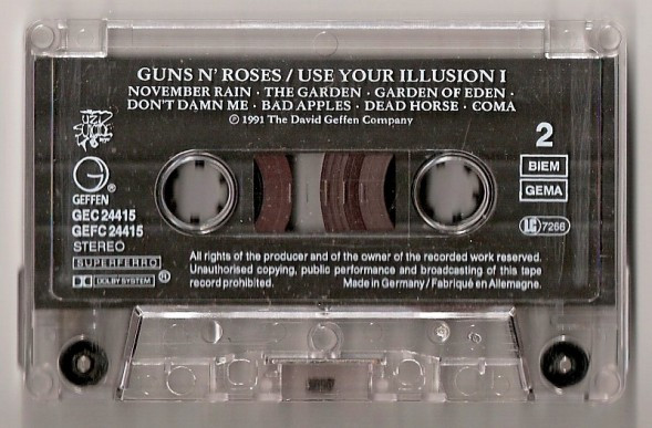 Guns N' Roses - Use Your Illusion I (Cass, Album)