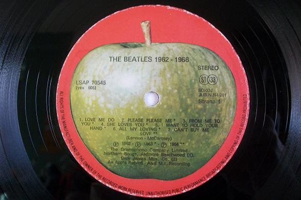 The Beatles - 1962-1966 (2xLP, Comp, RP)