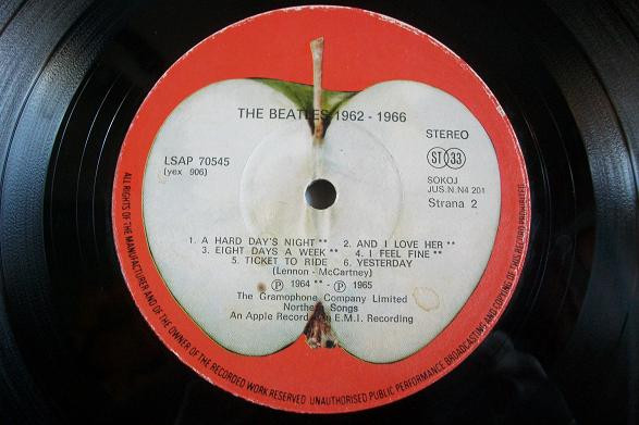 The Beatles - 1962-1966 (2xLP, Comp, RP)