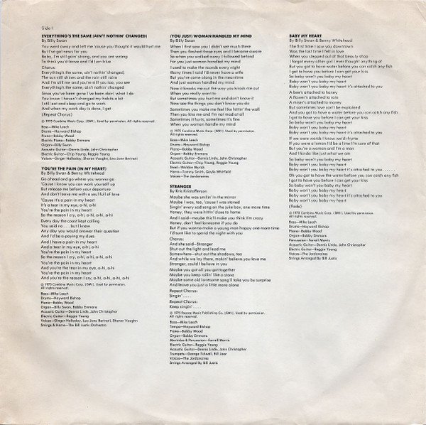 Billy Swan - Rock 'n' Roll Moon (LP, Album)