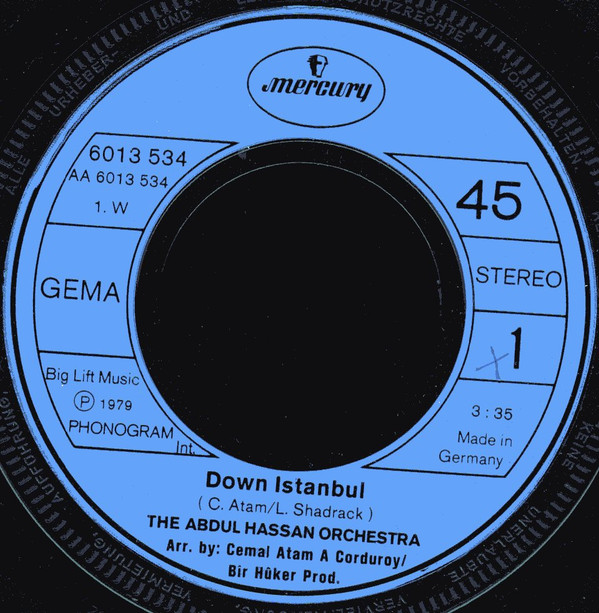 The Abdul Hassan Orchestra* & Yonina - Down Istanbul / Ode To Yonina (7