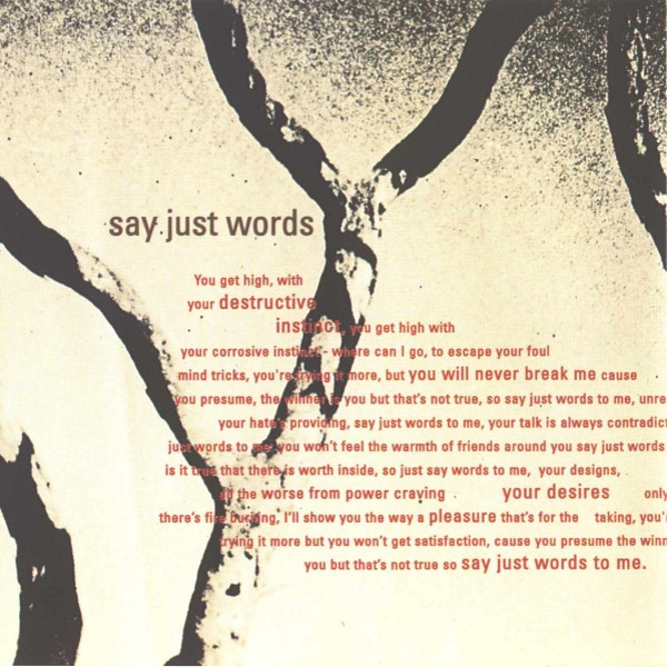 Paradise Lost - Say Just Words (CD, Single)