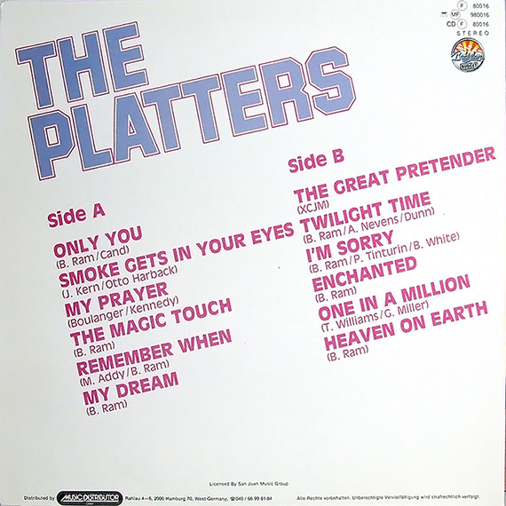 The Platters - Only You (LP, Comp)