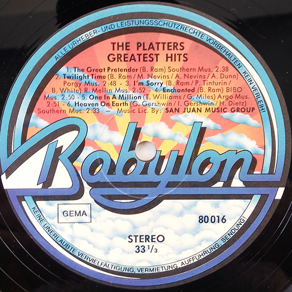 The Platters - Only You (LP, Comp)