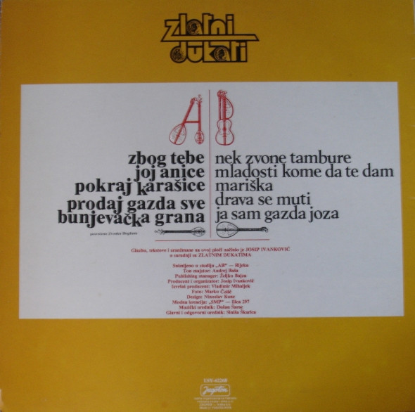 Zlatni Dukati - Nek Zvone Tambure (LP, Album)