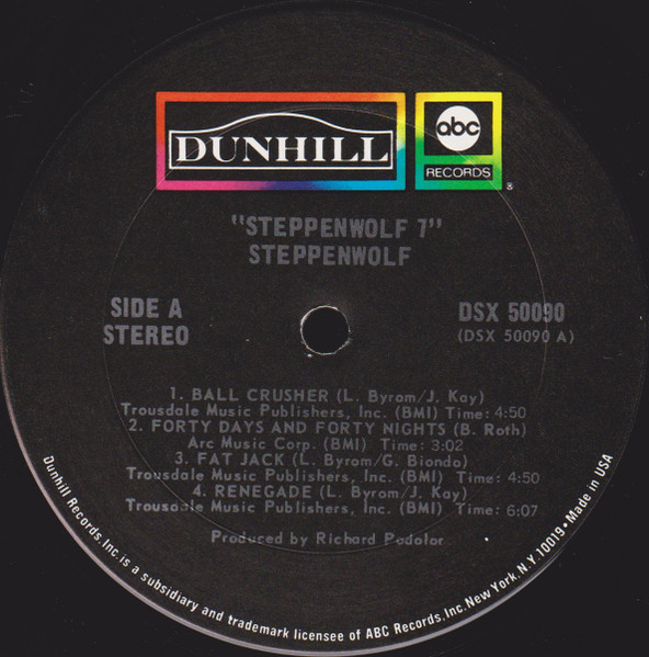 Steppenwolf - Steppenwolf 7 (LP, Album, Gat)