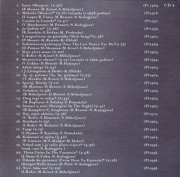 Ivo RobiÄ‡ - The Platinum Collection (2xCD, Comp, Mono)