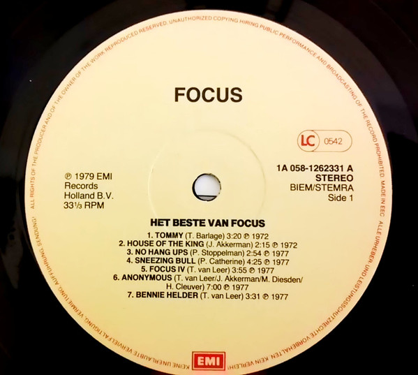 Focus (2) - Het Beste Van Focus (LP, Comp, RE)