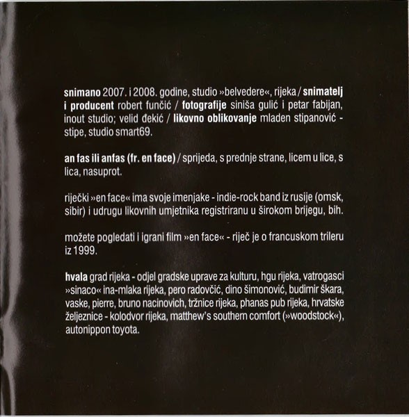 En Face - Afrodita (CD, Album)