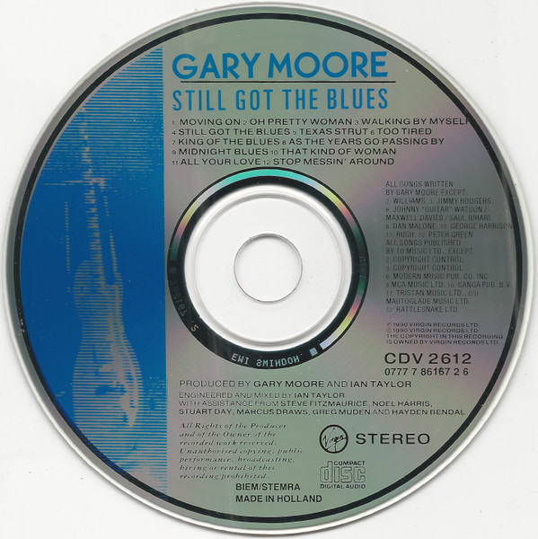 Gary Moore - Still Got The Blues (CD, Album, RE)