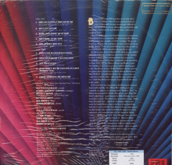 Ella Fitzgerald - All That Jazz (LP)