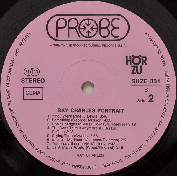 Ray Charles - Portrait (LP, Comp)