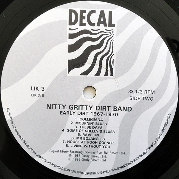 The Nitty Gritty Dirt Band* - Early Dirt 1967-1970 (LP, Comp, RE)