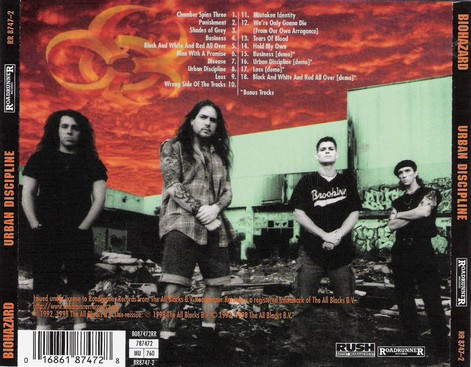 Biohazard - Urban Discipline (CD, Album, RE, RM)