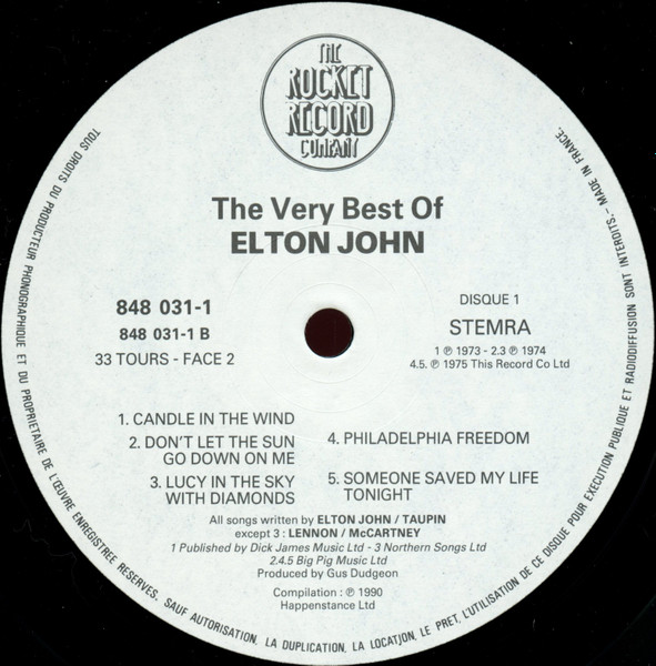 Elton John - The Very Best Of (2xLP, Comp)