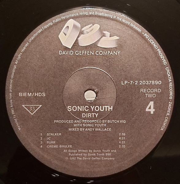 Sonic Youth - Dirty (2xLP, Album)