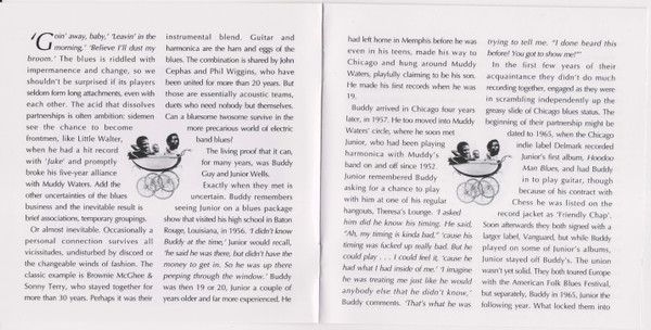 Buddy Guy, Junior Mance & Junior Wells - Buddy And The Juniors (CD, Album, RE, RM, Lyn)