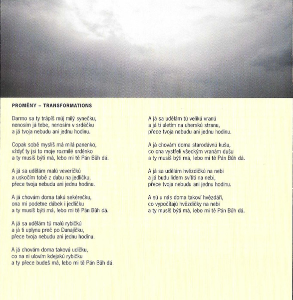 Čechomor, Jaz Coleman - Proměny (CD, Album, RM)