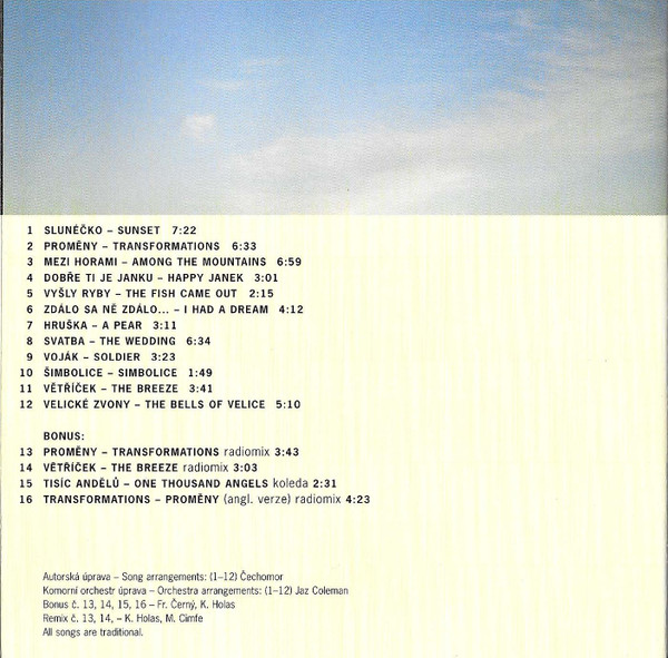 Čechomor, Jaz Coleman - Proměny (CD, Album, RM)