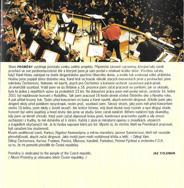 Čechomor, Jaz Coleman - Proměny (CD, Album, RM)