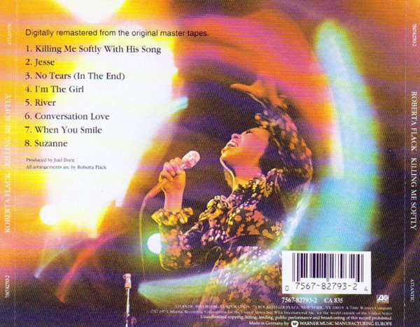 Roberta Flack - Killing Me Softly (CD, Album, RE)