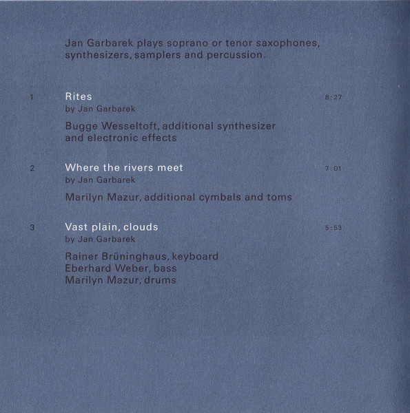 Jan Garbarek - Rites (2xCD, Album)