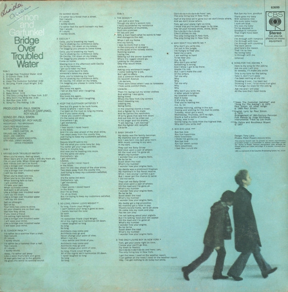 Simon And Garfunkel* - Bridge Over Troubled Water (LP, Album, Ora)